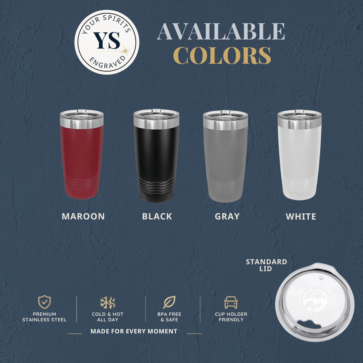 Avon Lake Spirit Tumbler - Standard Lid