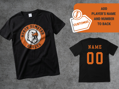 North Olmsted Hockey Club T-Shirt With Player Name and Number