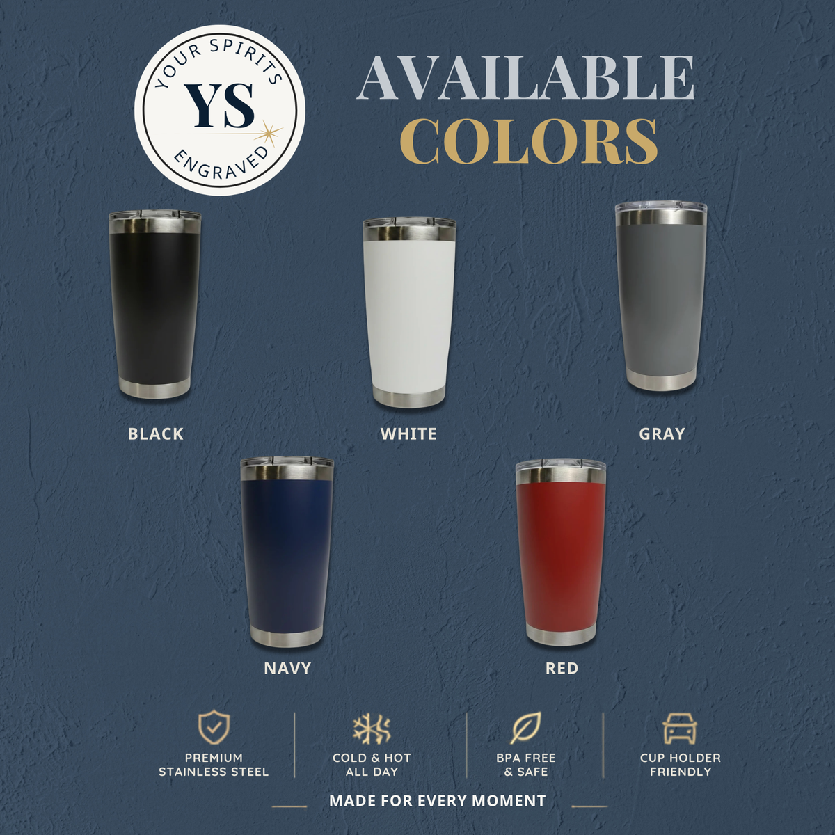 Personalized 20 oz Tumblers
