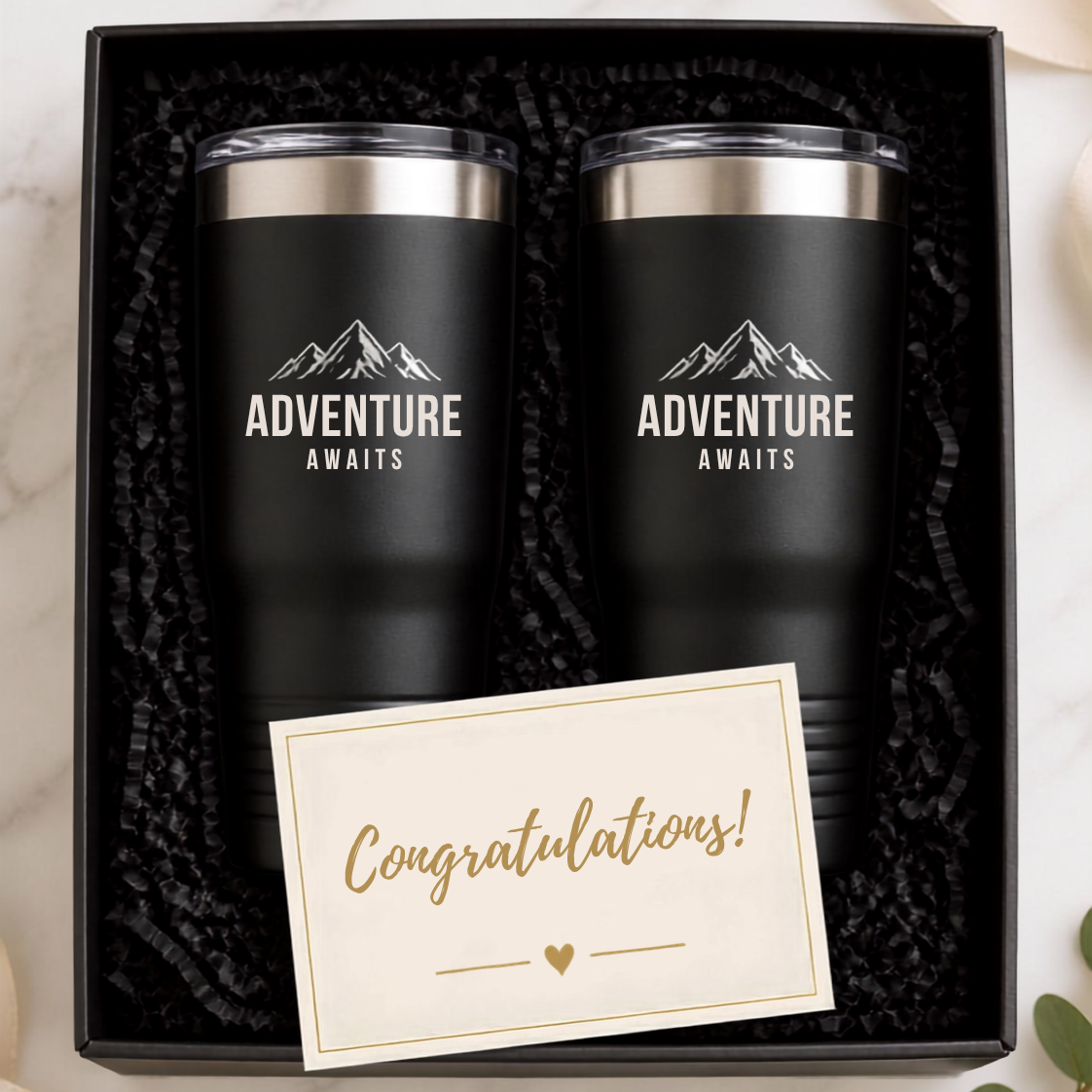 Branded Engraved Tumblers with Company Logo | Custom Business Gifts