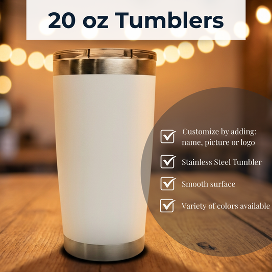Personalized 20 oz Tumblers