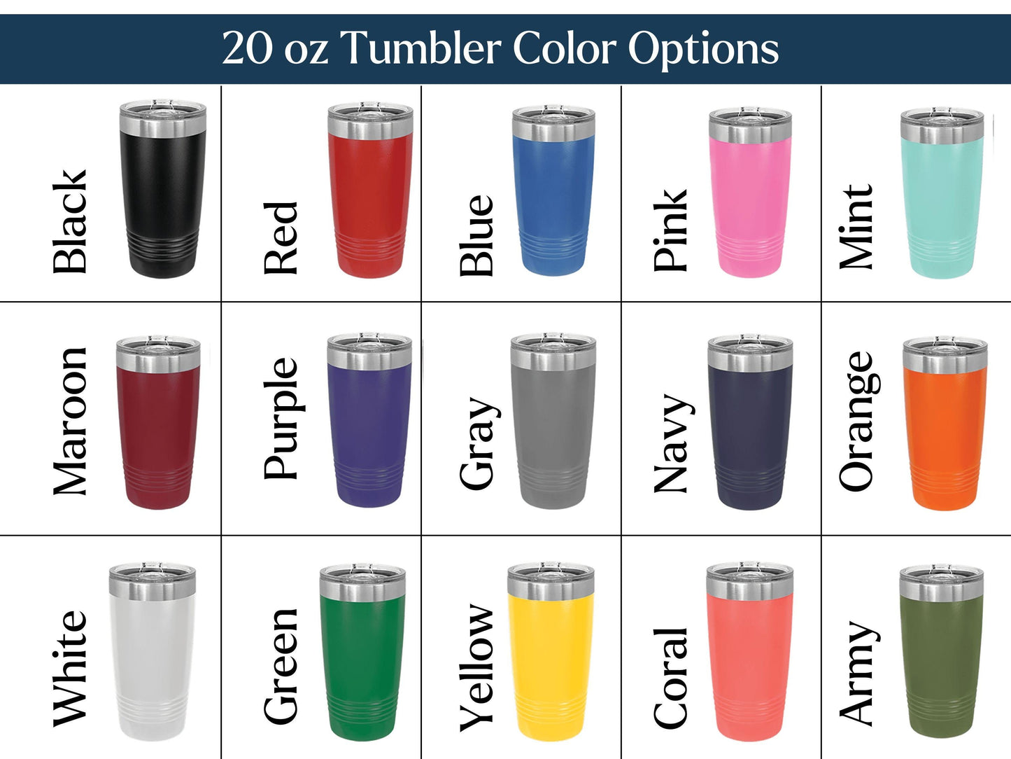 Personalized Hockey Coffee Tumbler: Stainless Steel, Laser Engraved, Hockey Tournament Gift